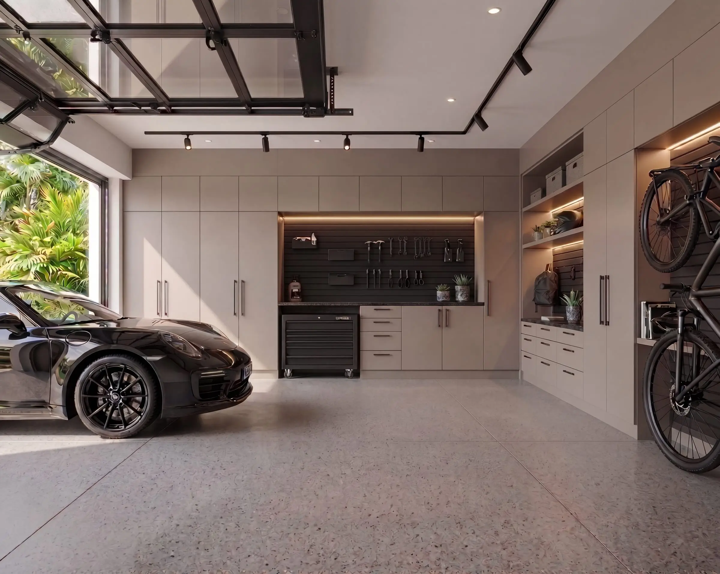 Garage Systems designed and installed by Palm Beach Design & Installation