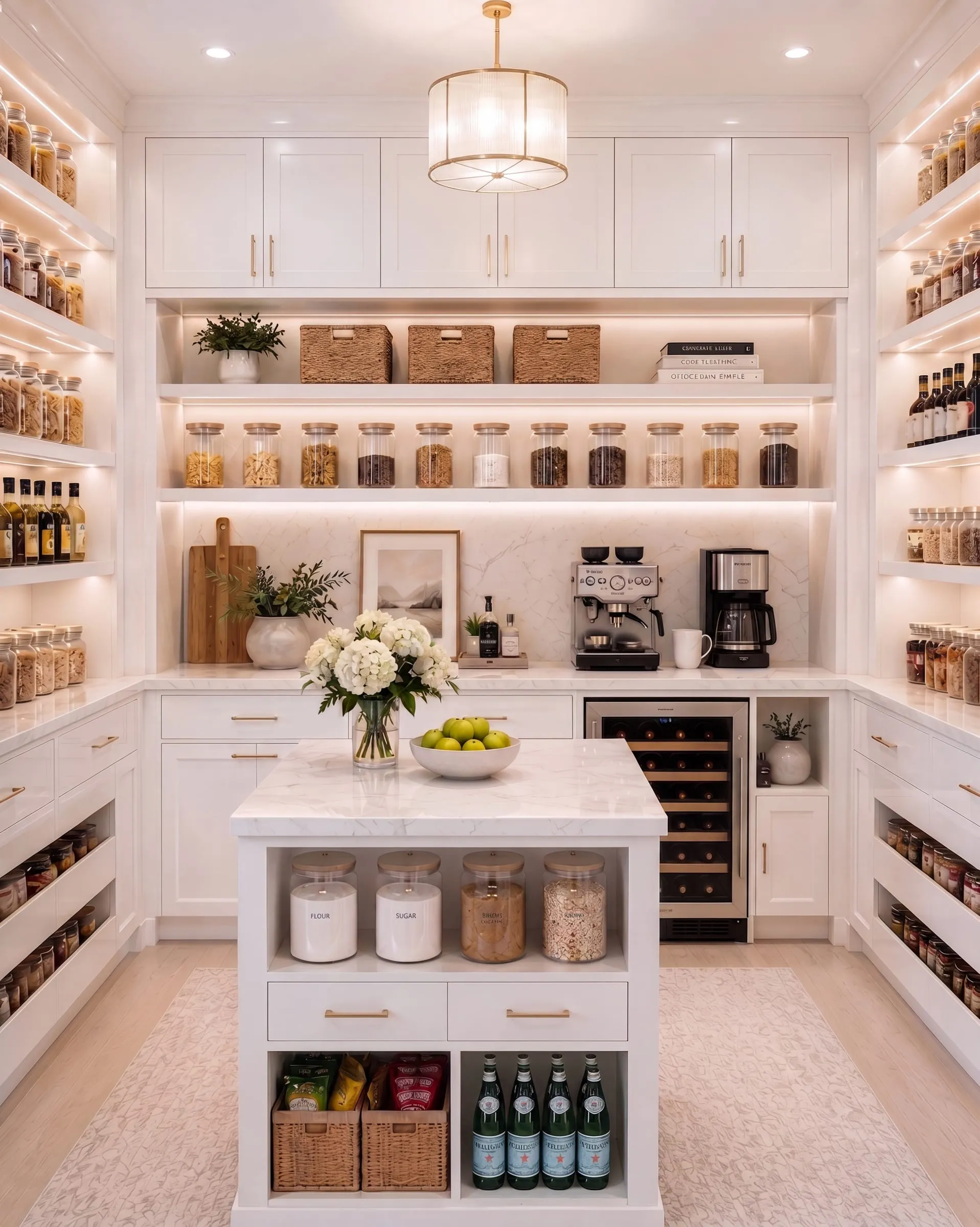 Pantries — custom cabinetry by Palm Beach Design & Installation
